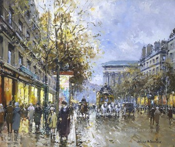 AB boulevard de la madeleine Parisian Oil Paintings
